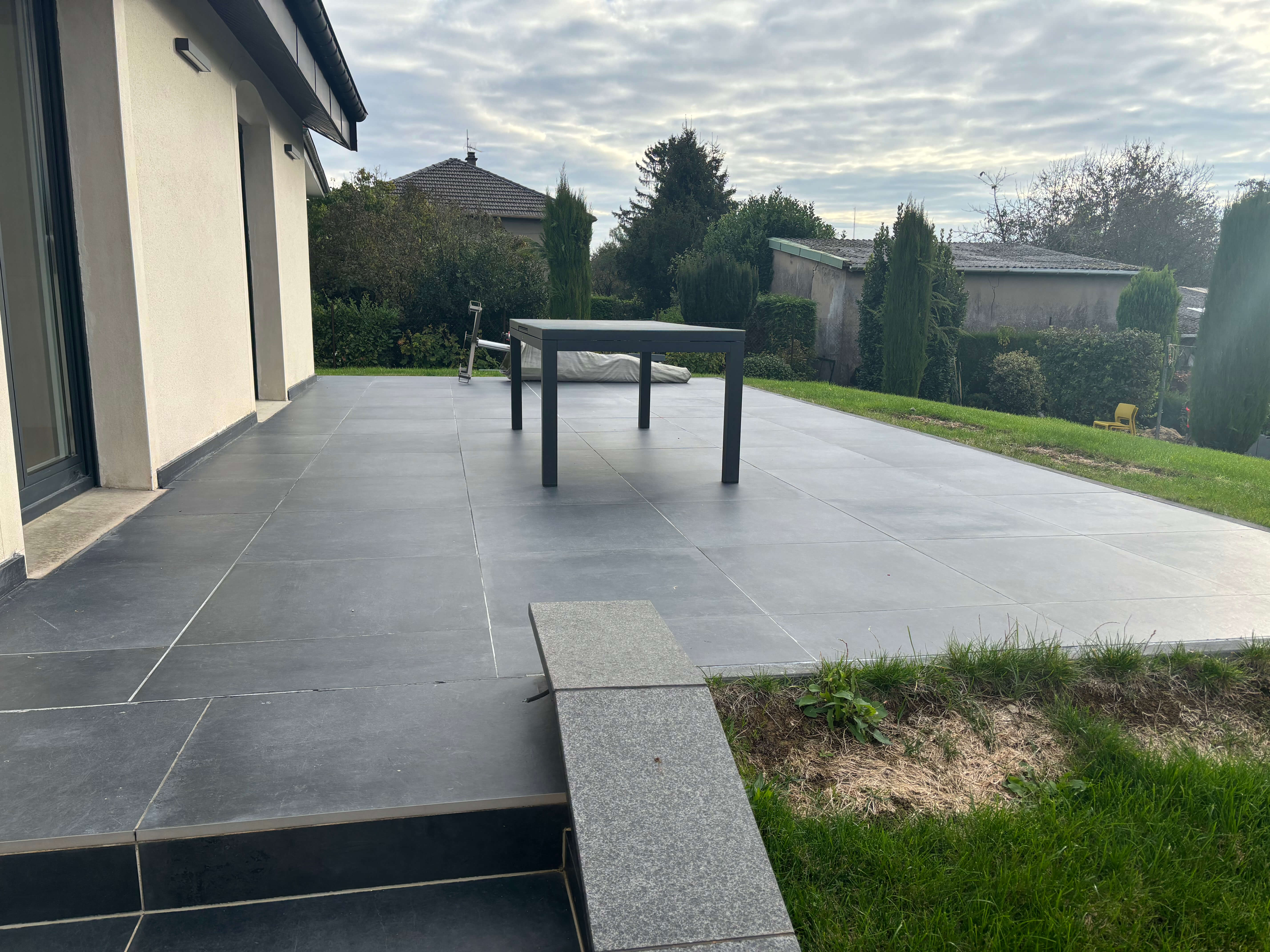 terrasse en grès cérame